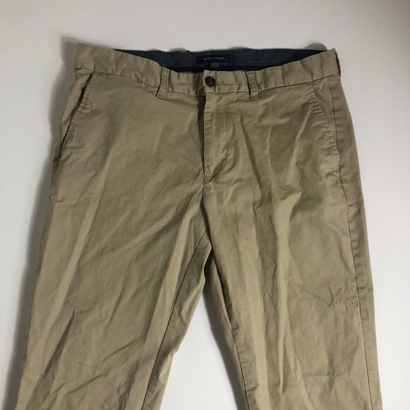 Tommy Hilfiger Khaki Pants Mens Size‎ 34 x 30 Chino tailored￼ Fit I32 - Picture 4 of 5